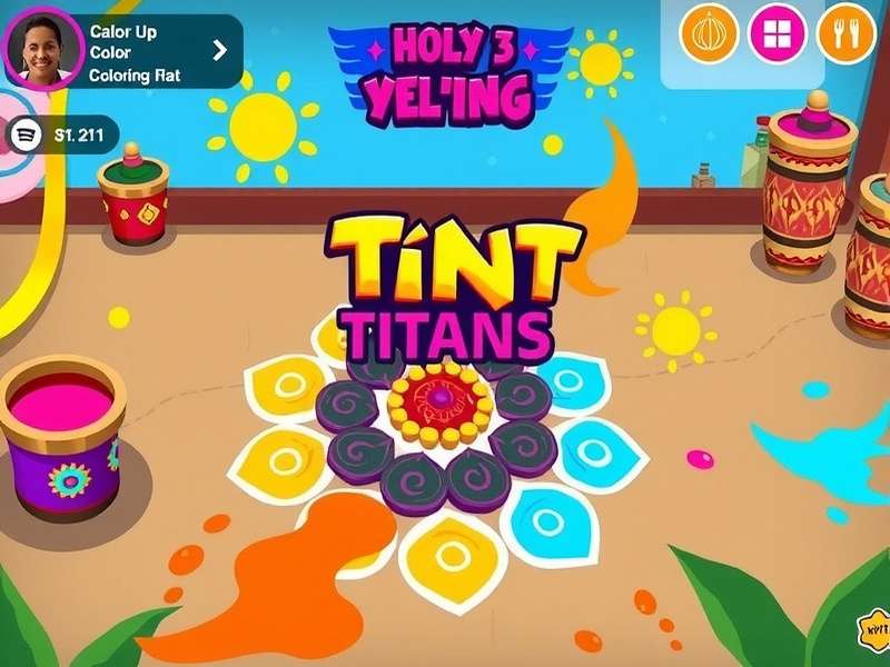 Tint Titans Community Event - Players Celebrating Holi